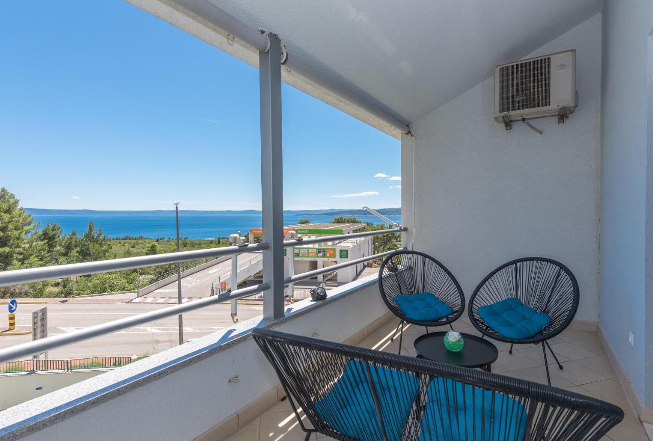 Deluxe 3 Bedroom Apartment With Sea View Baška Voda Exterior foto